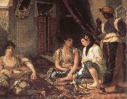 Eugene Delacroix The Women of Algiers Spain oil painting artist